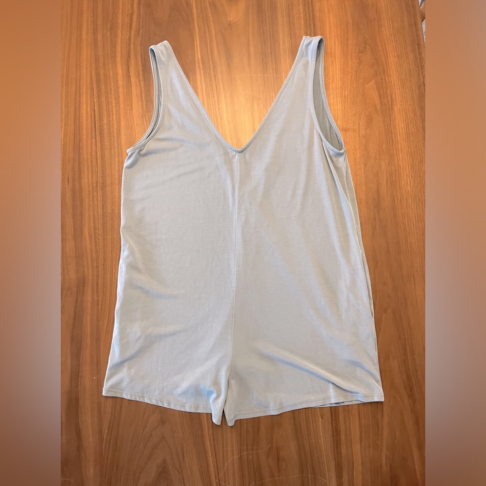 Blue/grey romper